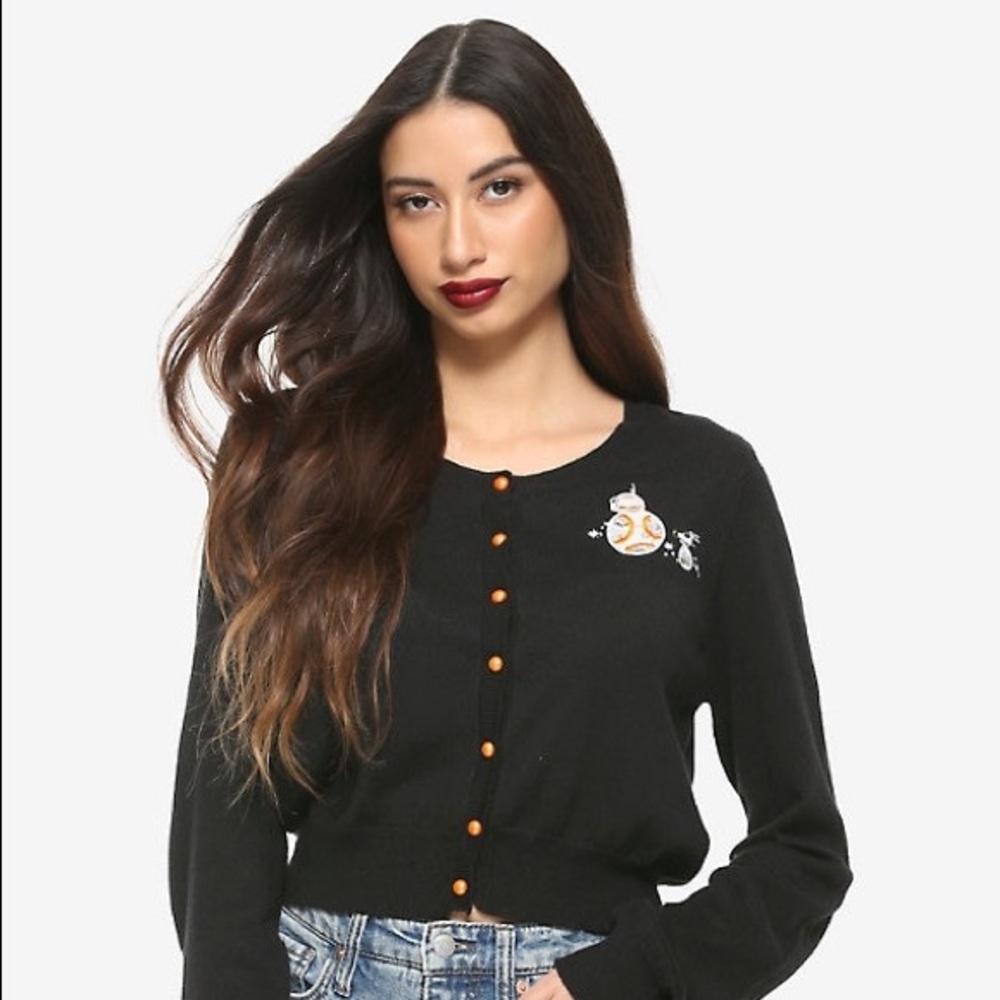 NWT Her Universe Star Wars droids cardigan XL